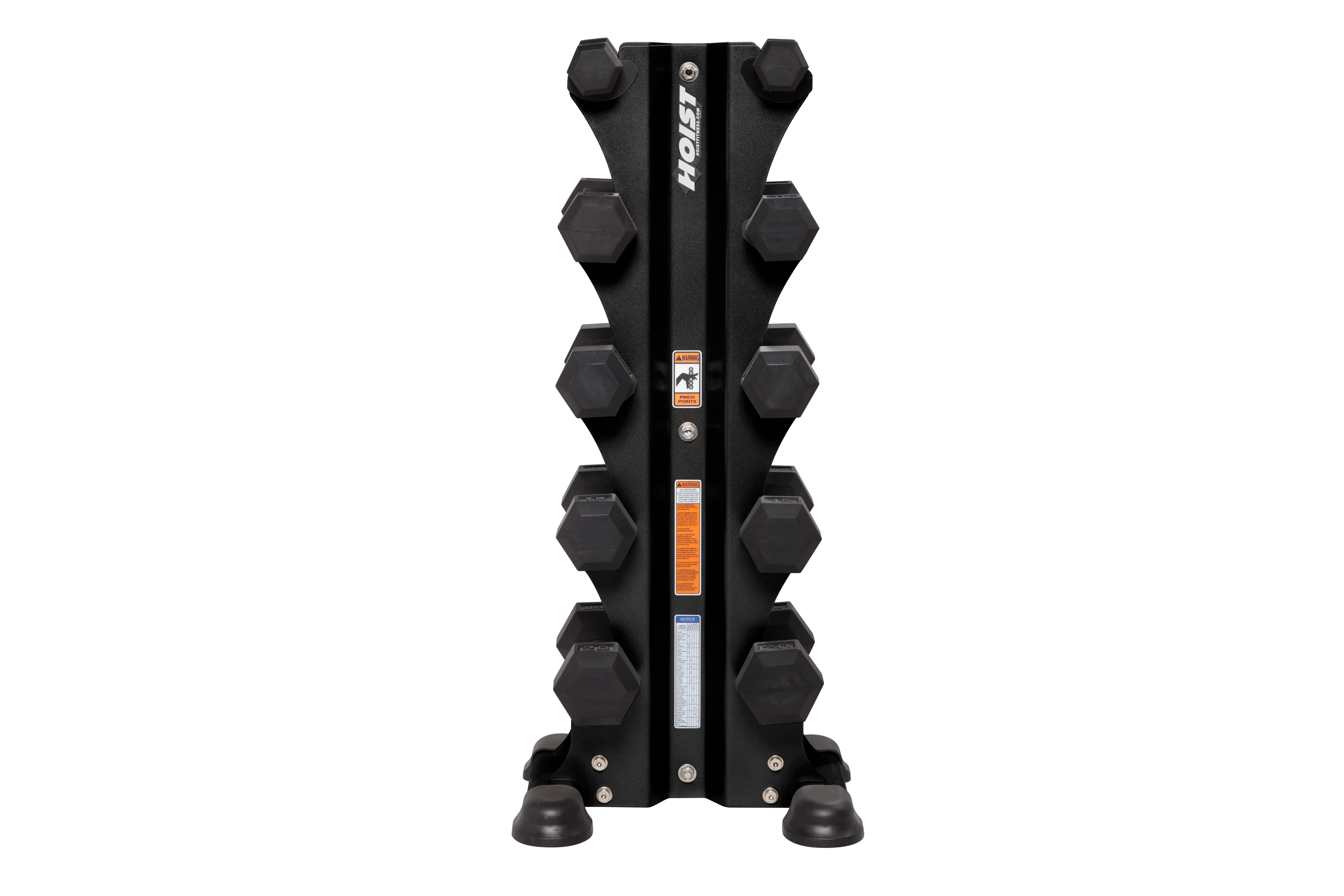 Hoist 5-Pair Vertical Dumbbell Tower Rack (HF-5459) - Image 3