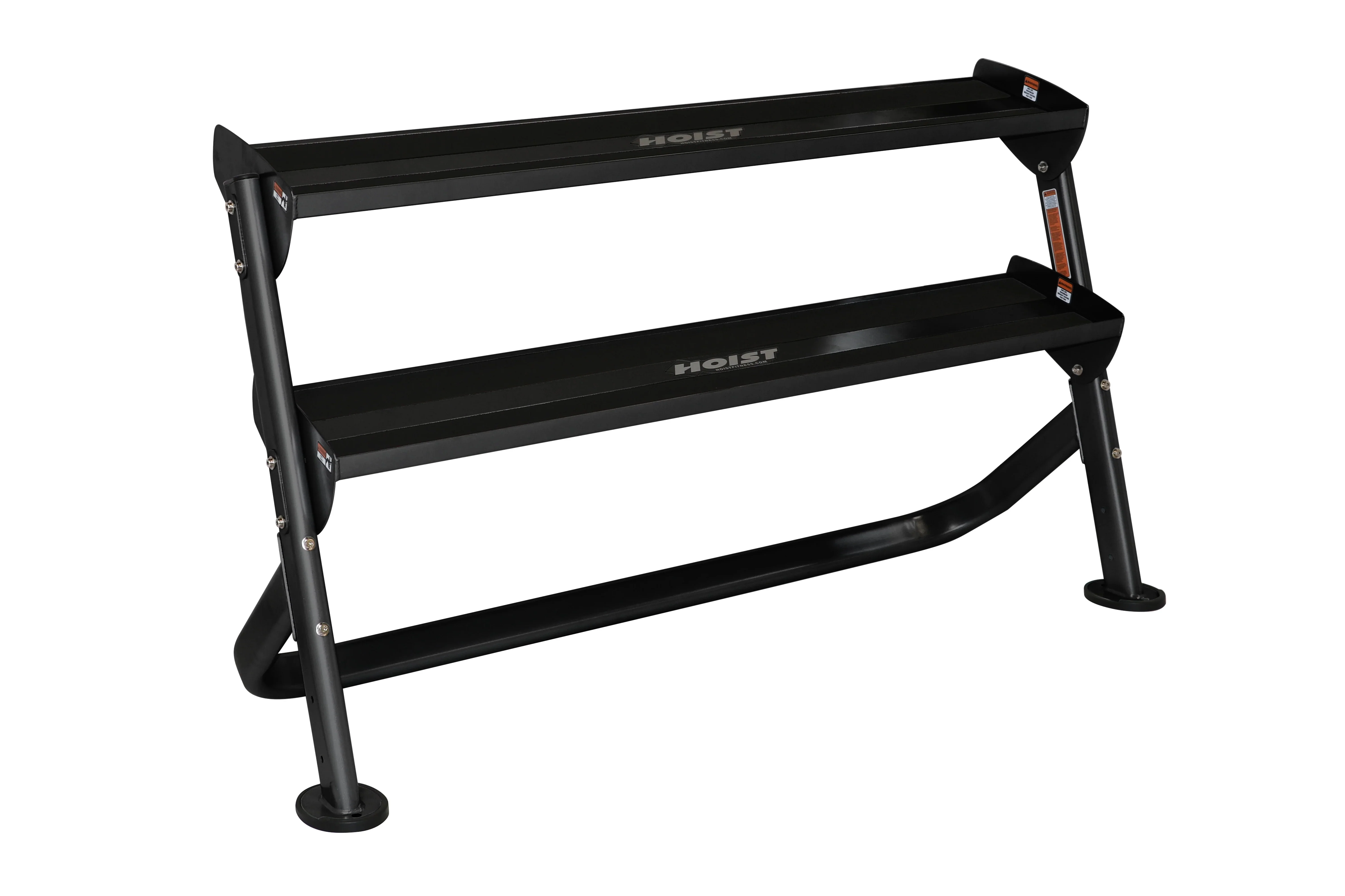 Hoist 60" 2-Tier Dumbbell Rack w/ Optional 3rd Tier (HF-5461-60)