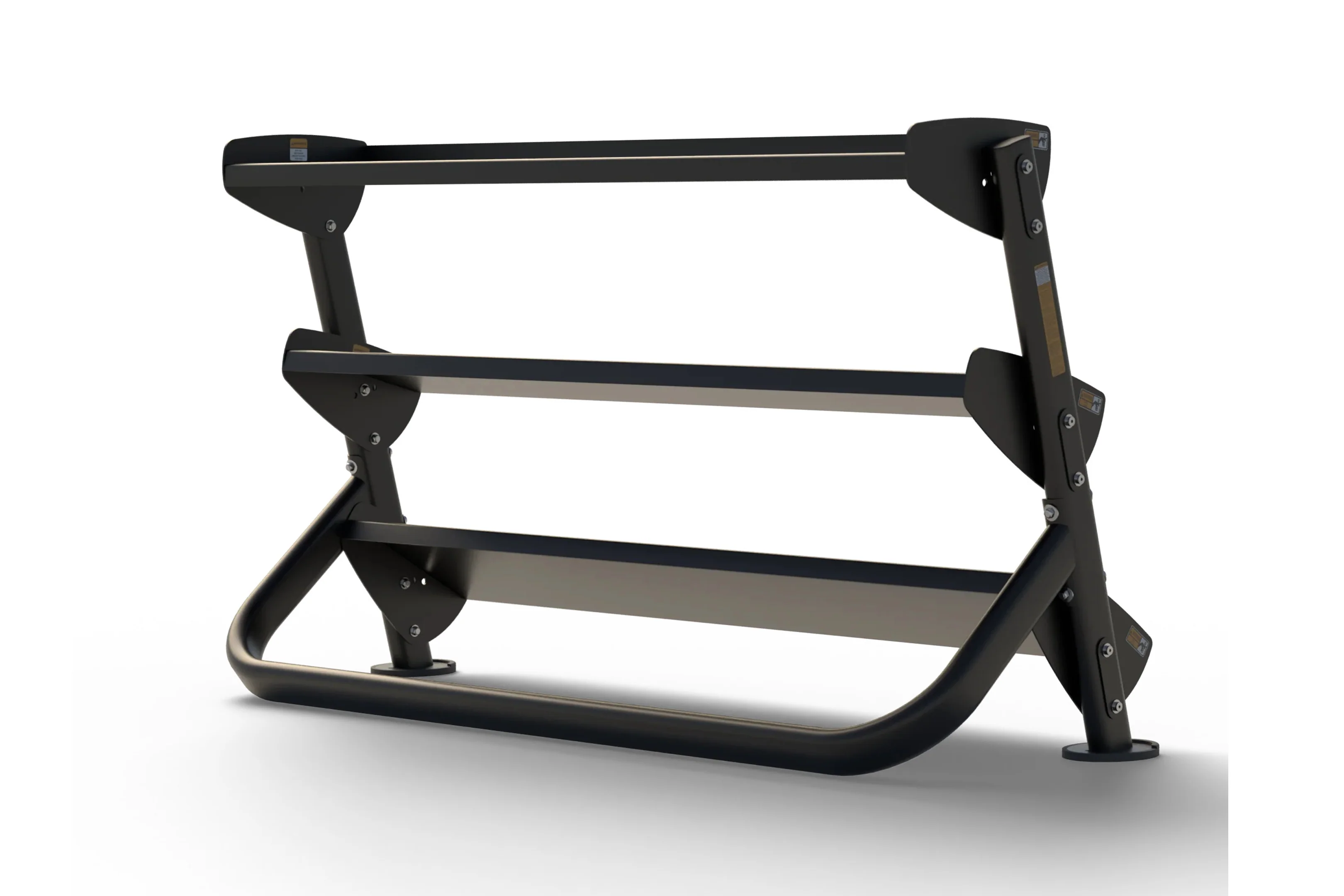 Hoist 60" 2-Tier Dumbbell Rack w/ Optional 3rd Tier (HF-5461-60) - Image 9