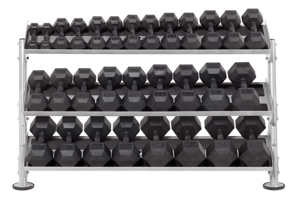 Hoist 60" Dumbbell Rack w/ Optional 3rd Tier (HF-5461-OPT-60) - Image 9