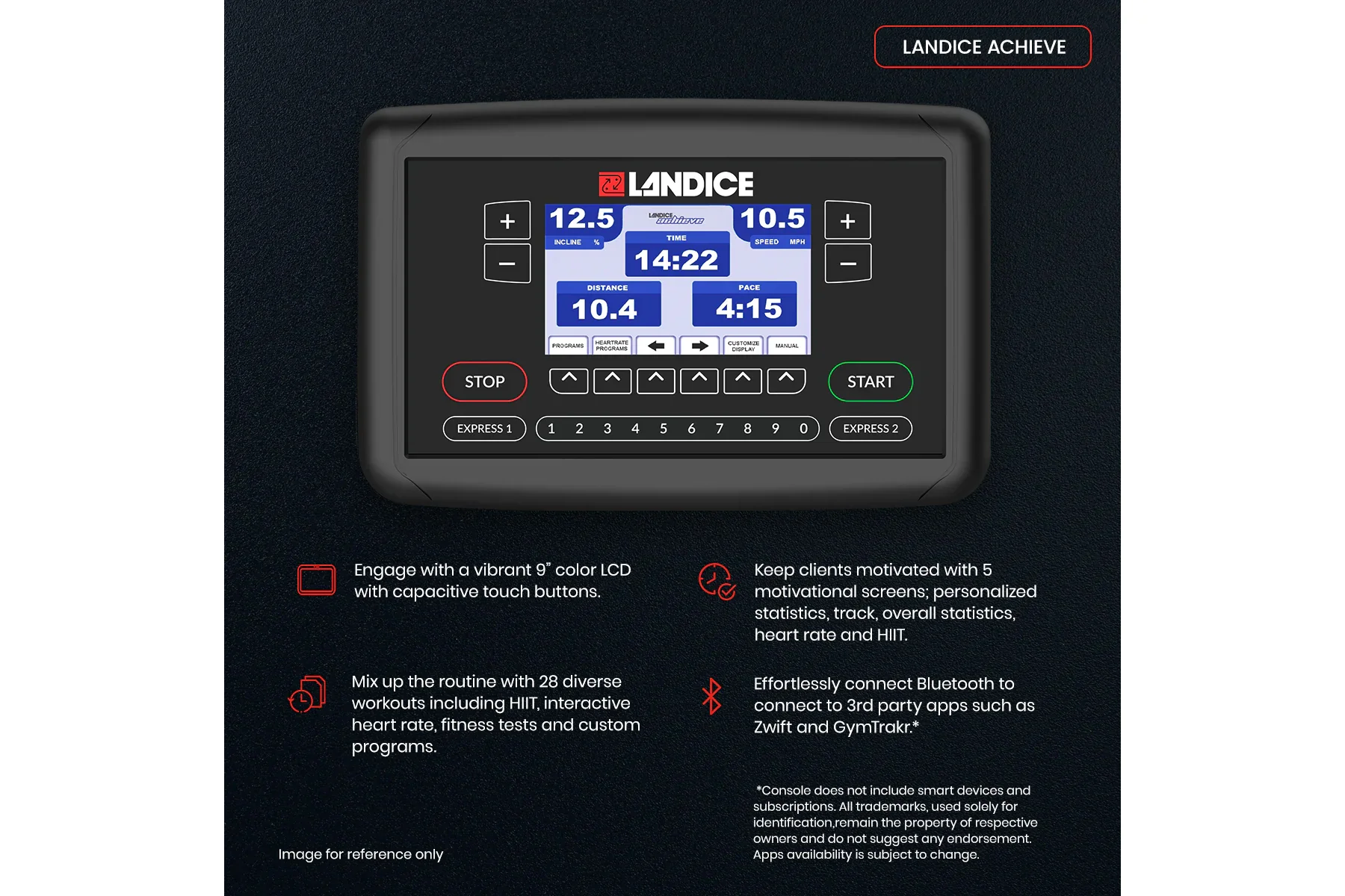 Landice L10 Club Treadmill - Image 9