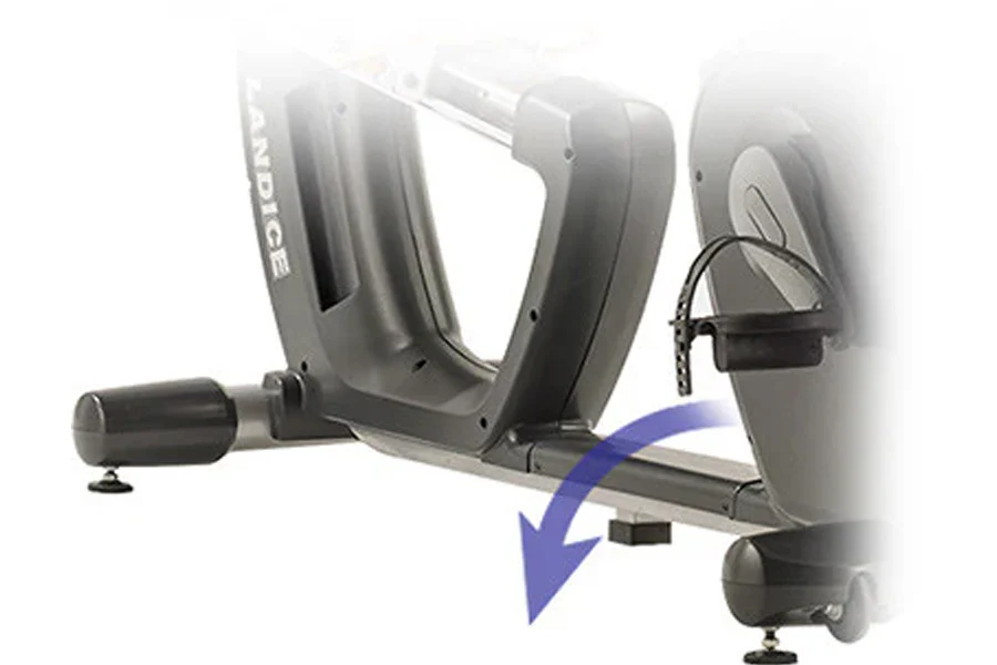 Landice R9 Commercial Recumbent Exercise Bike - Image 7