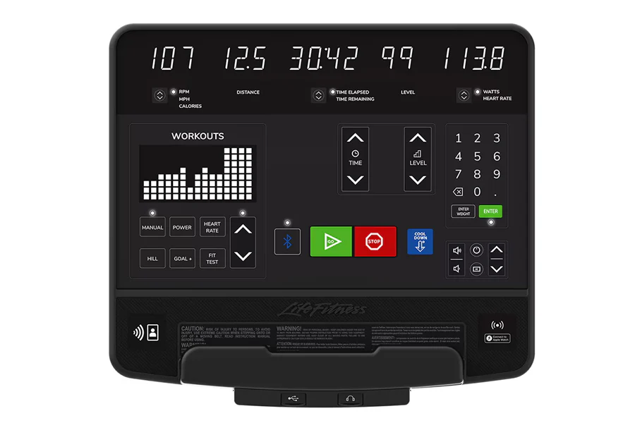 Life Fitness Club Series + (Plus) Recumbent Lifecycle Bike - Image 12