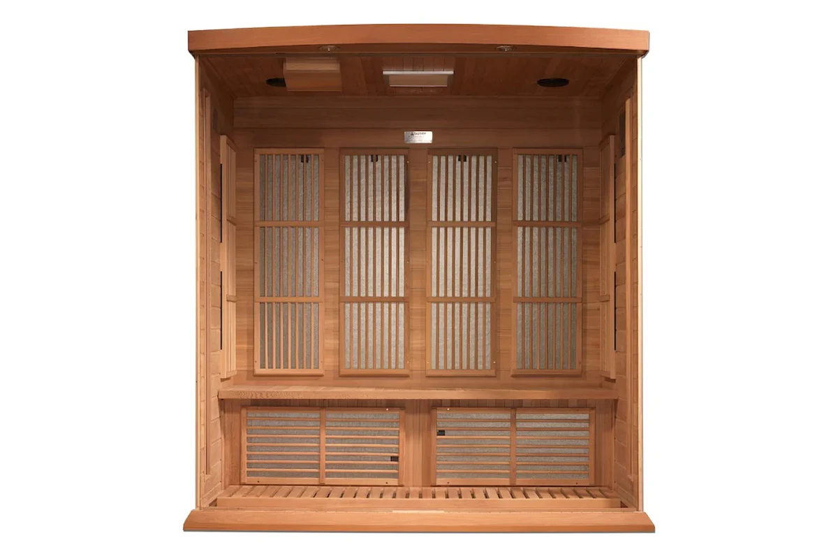 Maxxus 4-Person Low EMF FAR Infrared Sauna (Cedar or Hemlock) - Image 12
