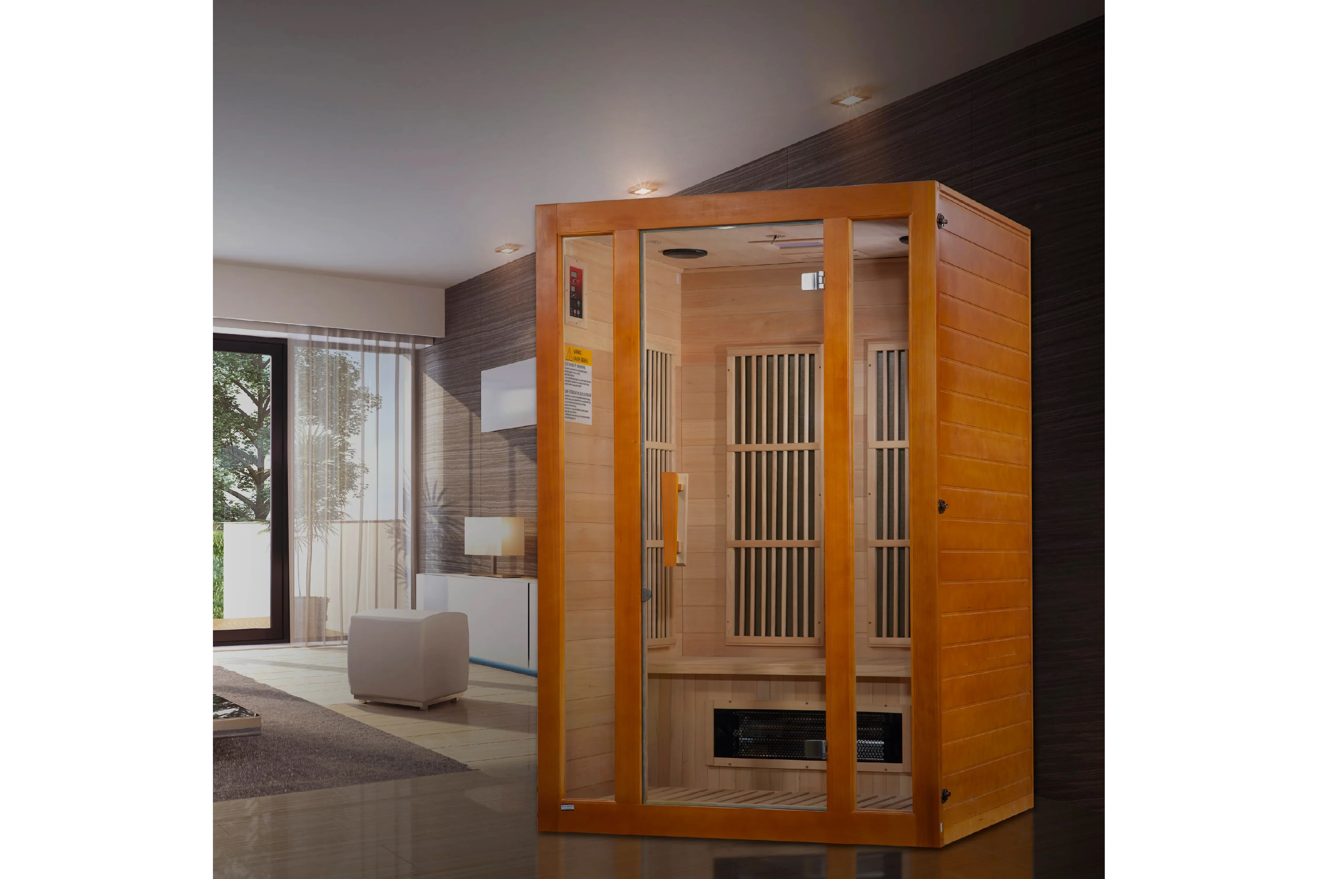 Maxxus "Aspen" Dual Tech 2-person Low EMF FAR Infrared Indoor Sauna - Image 5