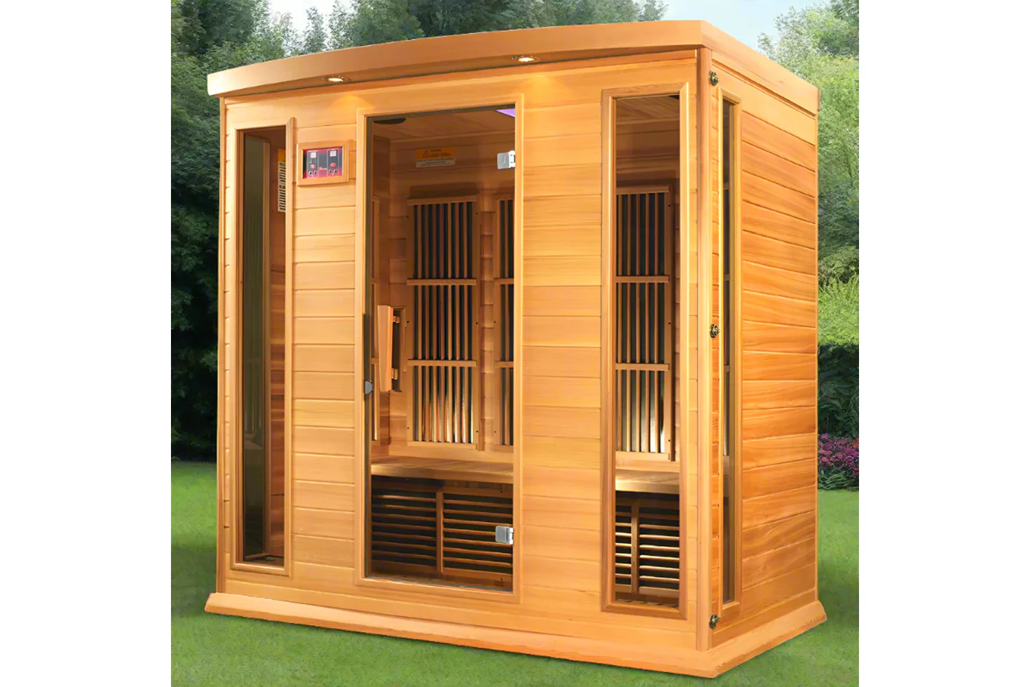 Maxxus "Montilemar Edition" 3-Person Near Zero EMF FAR Infrared Sauna - Image 10