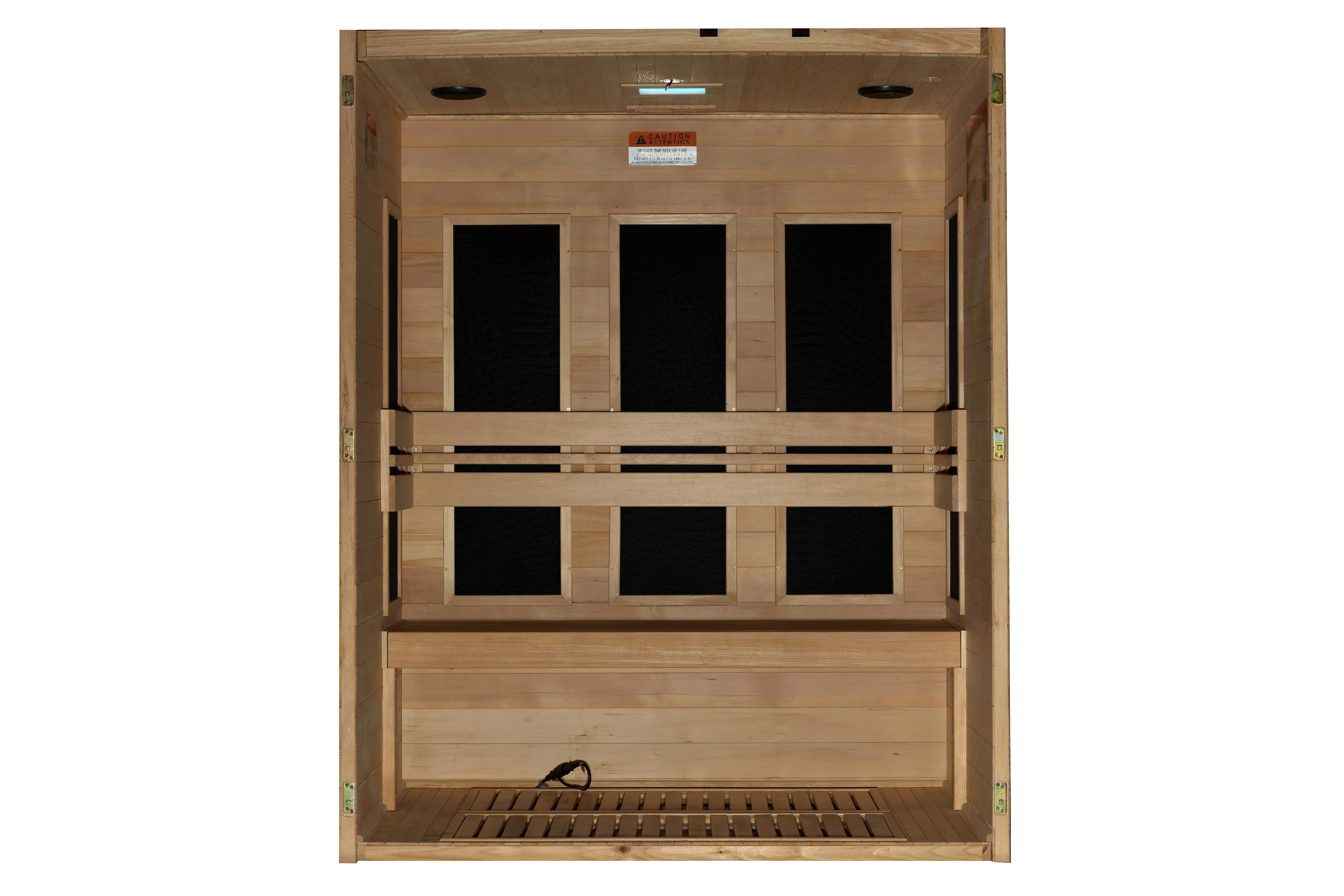 Maxxus S-Line 3-Person Low EMF FAR Infrared Sauna - Image 4