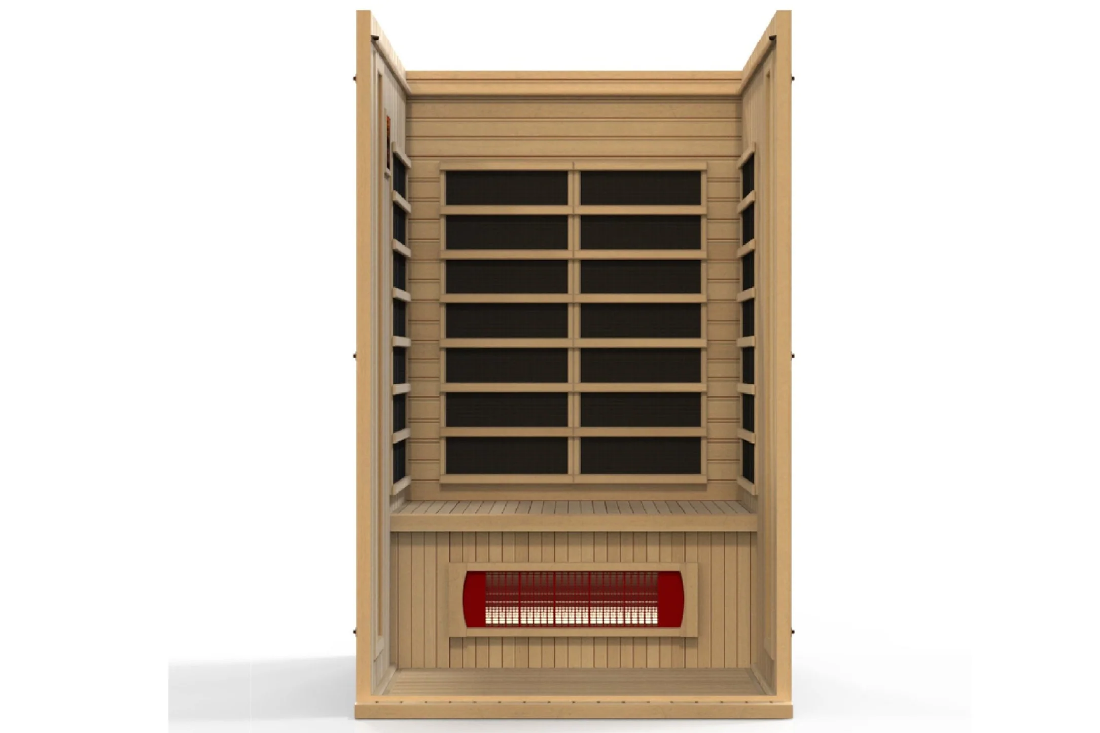 Maxxus "Serenity" 2-Person Low EMF FAR Infrared Sauna (Canadian Hemlock) - Image 8