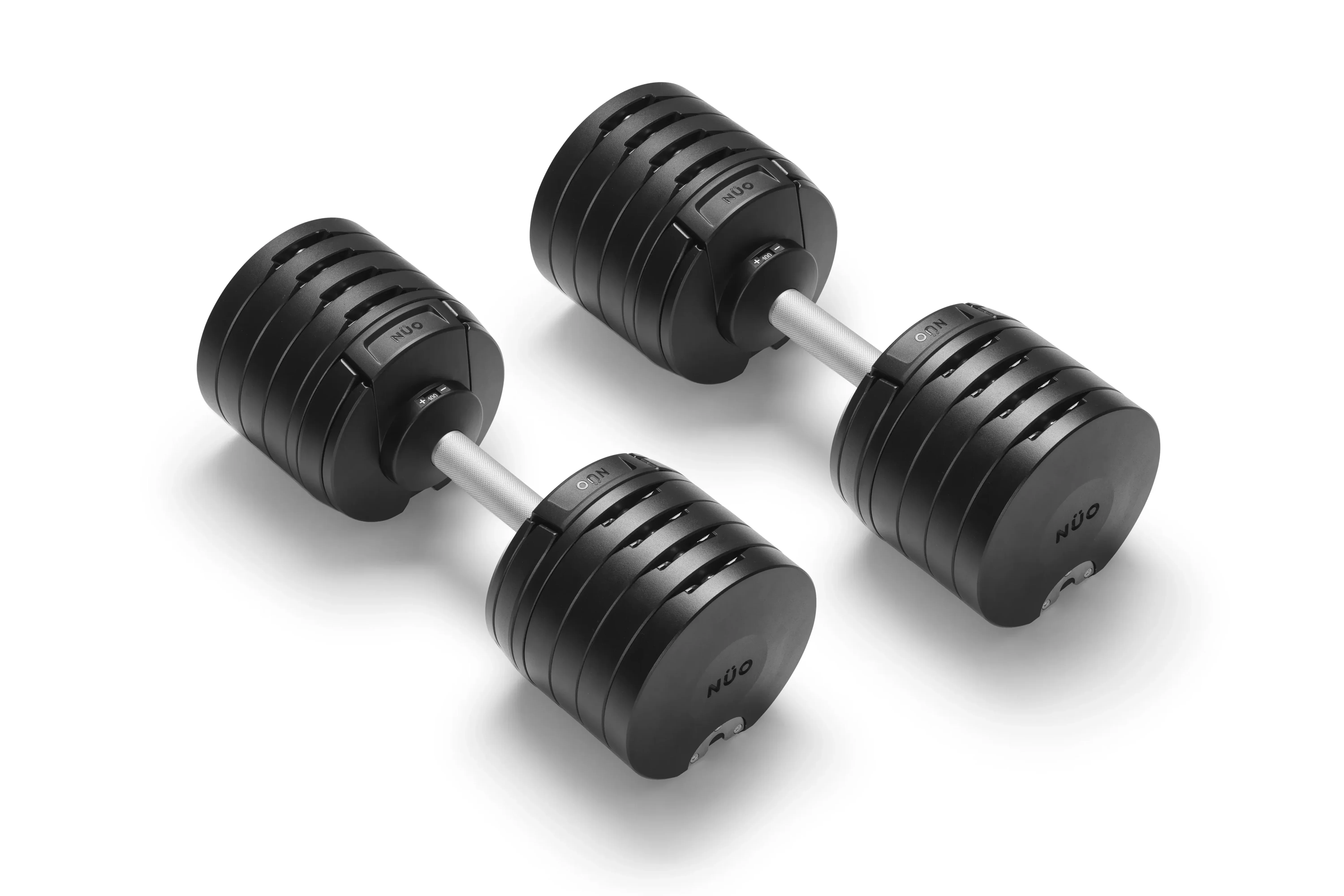 NĂOBELL 100lb Adjustable Dumbbells (Matte Black) - Image 18