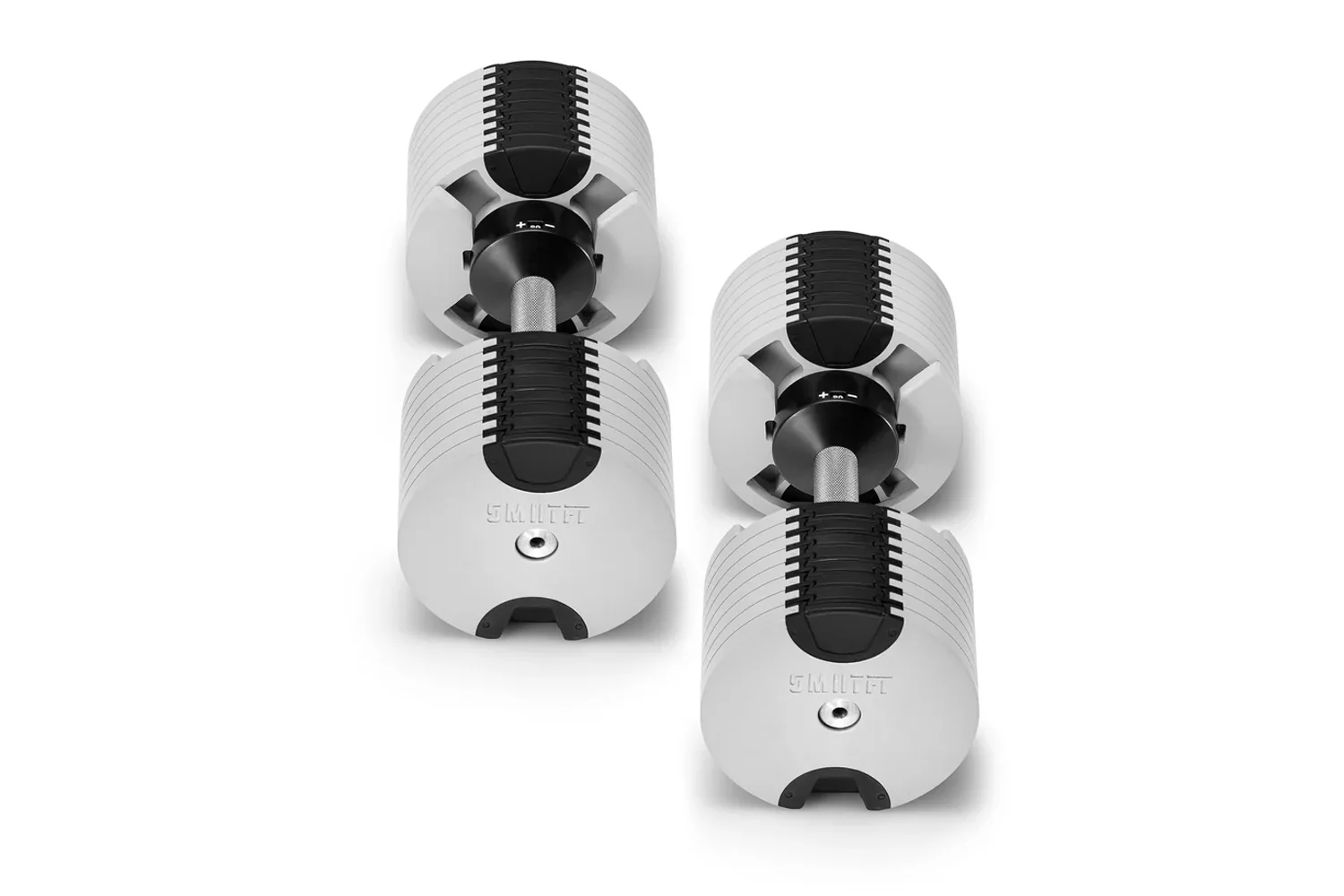 NÜOBELL 80lb Adjustable Dumbbells (Ash) - Image 4