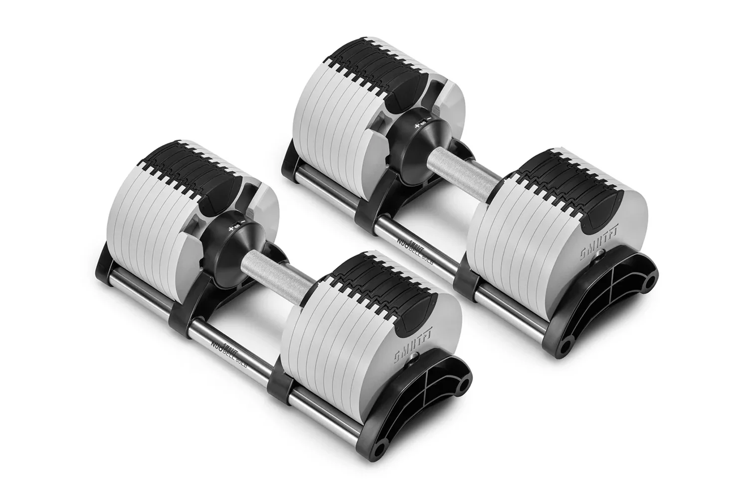 NÜOBELL 80lb Adjustable Dumbbells (Ash) - Image 6