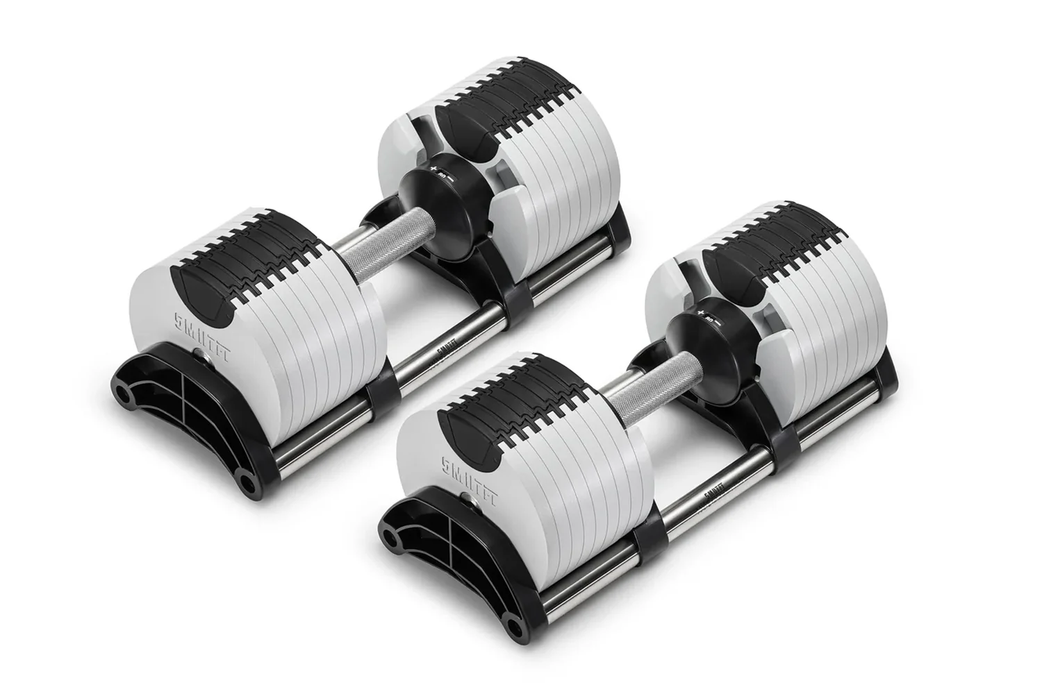 NÜOBELL 80lb Adjustable Dumbbells (Ash) - Image 8