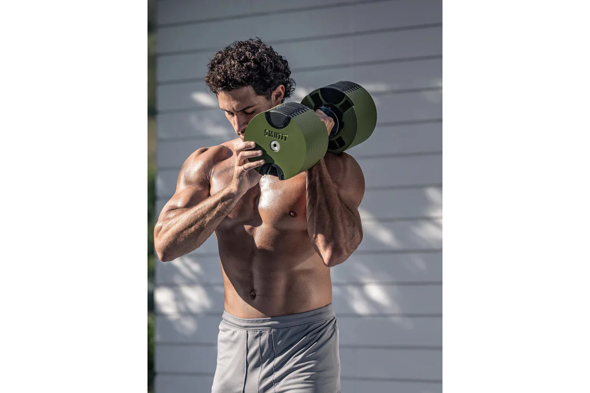 NÜOBELL 80lb Adjustable Dumbbells (Tactical) - Image 15