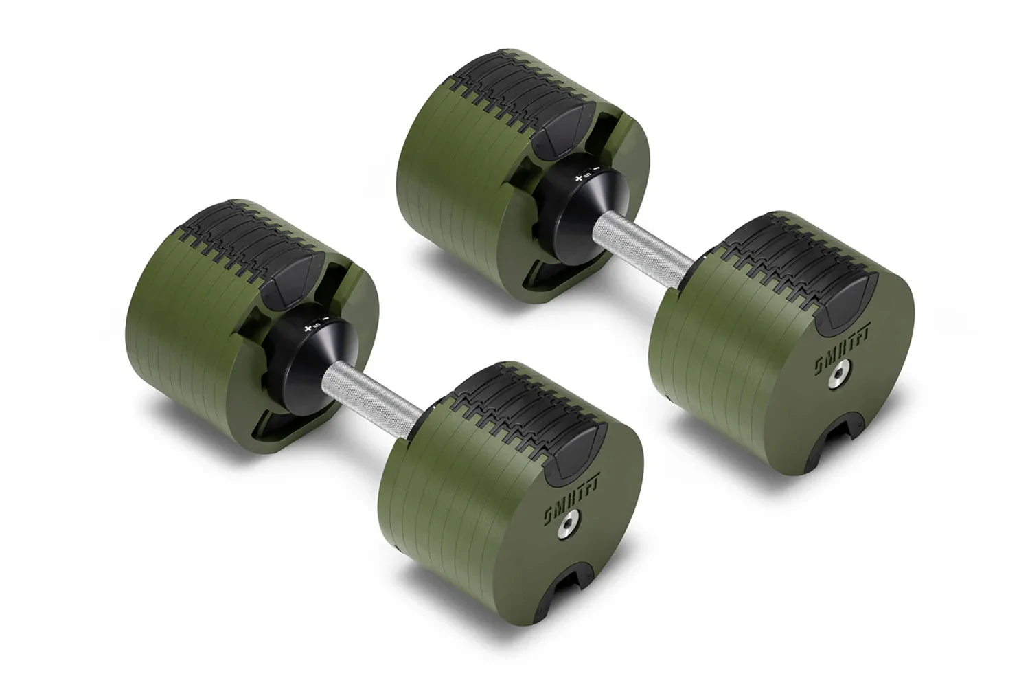 NÜOBELL 80lb Adjustable Dumbbells (Tactical) - Image 3