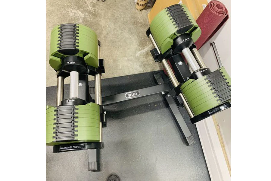 NĂOBELL Double-Legged Adjustable Dumbbell Stand - Image 11