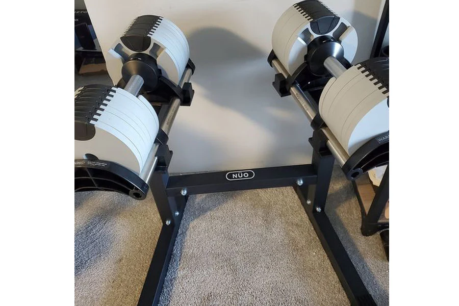 NĂOBELL Double-Legged Adjustable Dumbbell Stand - Image 12