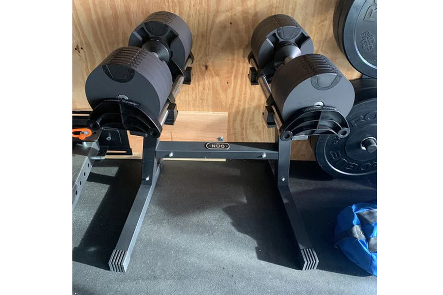 NĂOBELL Double-Legged Adjustable Dumbbell Stand - Image 9