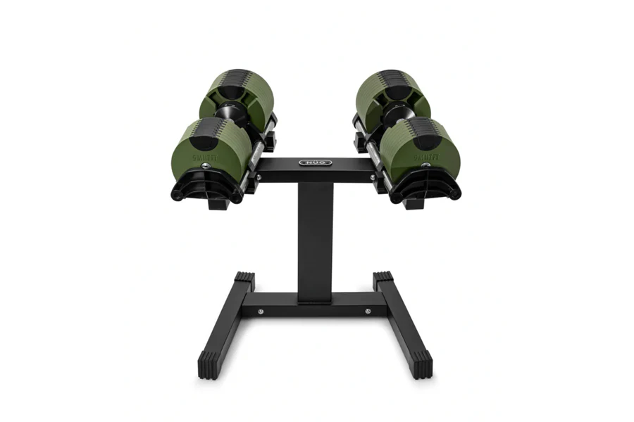 NĂOBELL Adjustable Dumbbell Stand (Black / Single-Legged) - Image 5