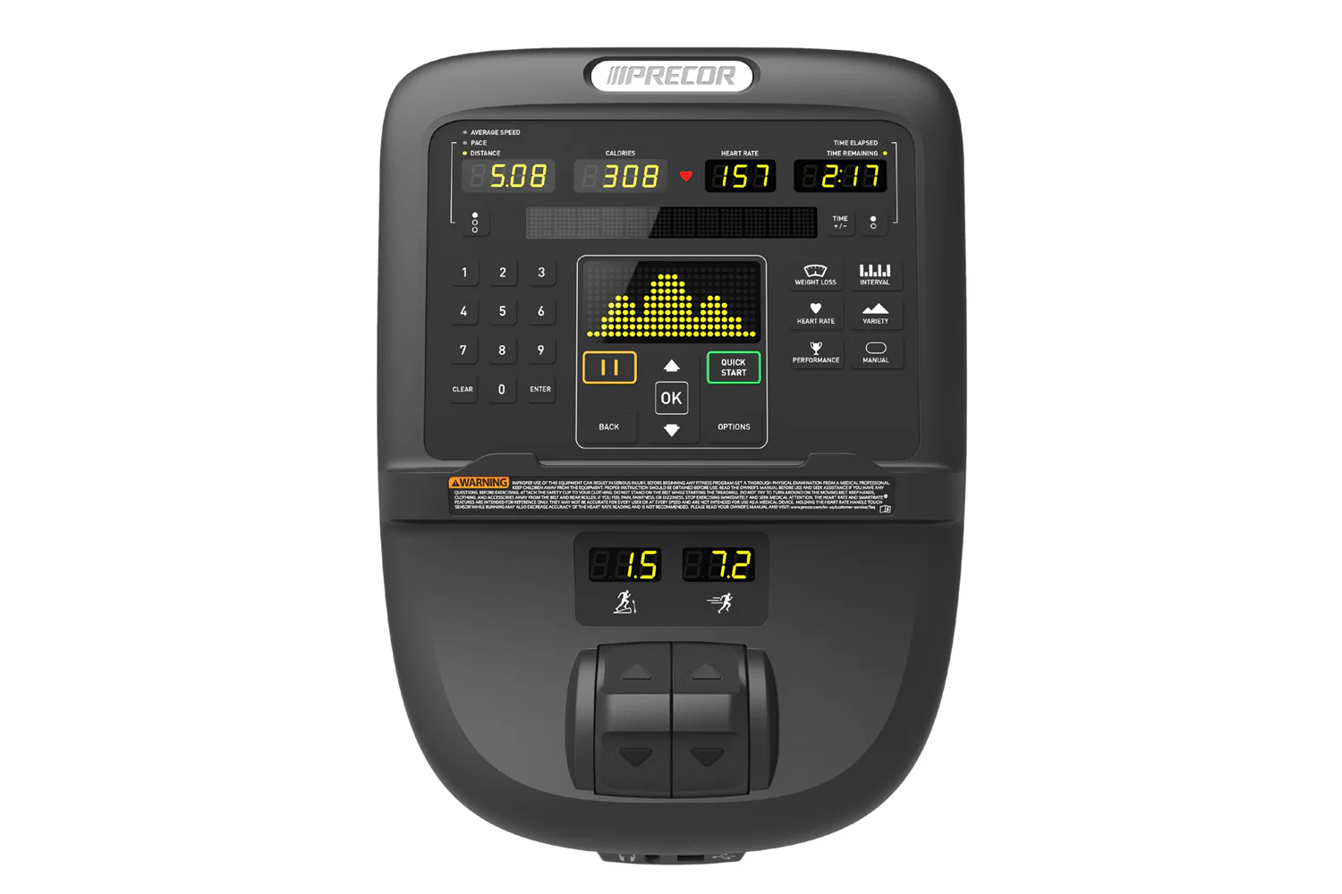Precor EFX 833 Elliptical (P31 Console) - Image 2