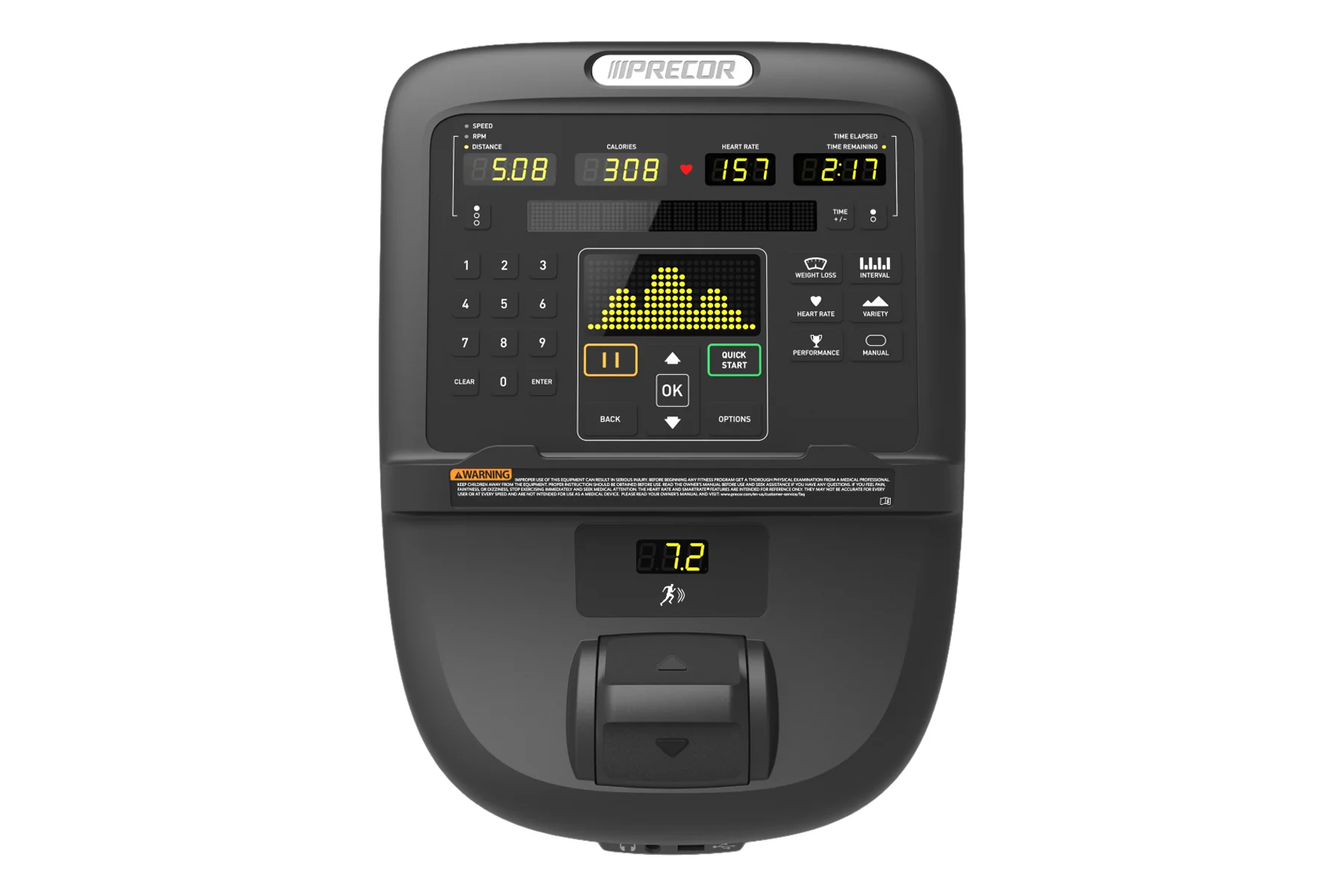 Precor RBK 635 Recumbent Bike (P31 Console) - Image 2
