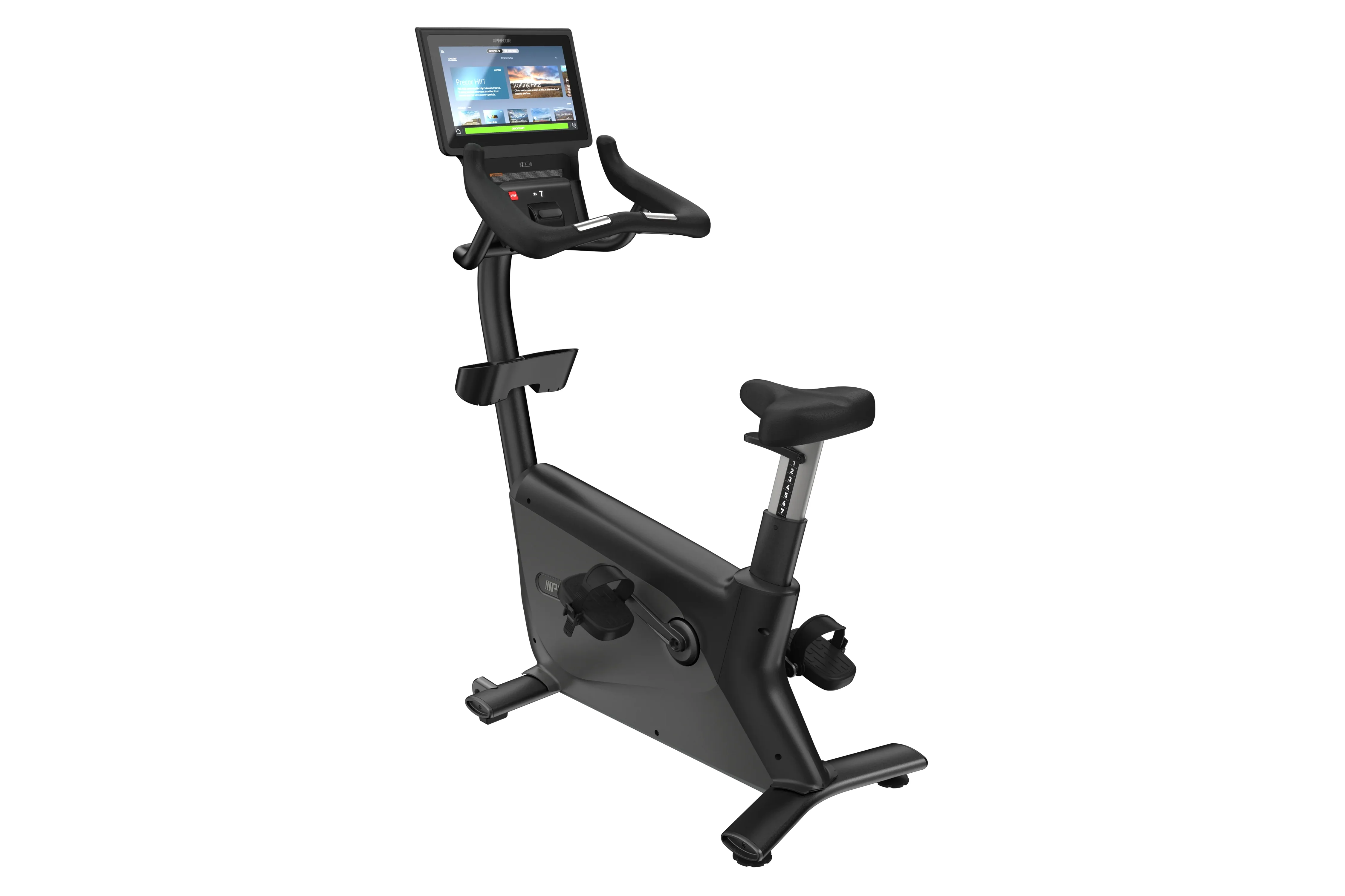 Precor UBK 800 Line Upright Exercise Bike - Image 4