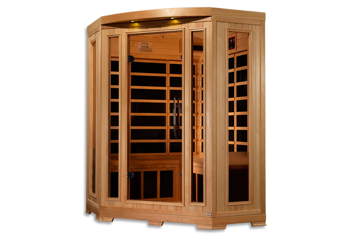 Pro 6 "Rebecca" 3-Person Corner Near Zero EMF Far Infrared Sauna (2025 Edition) - Image 4