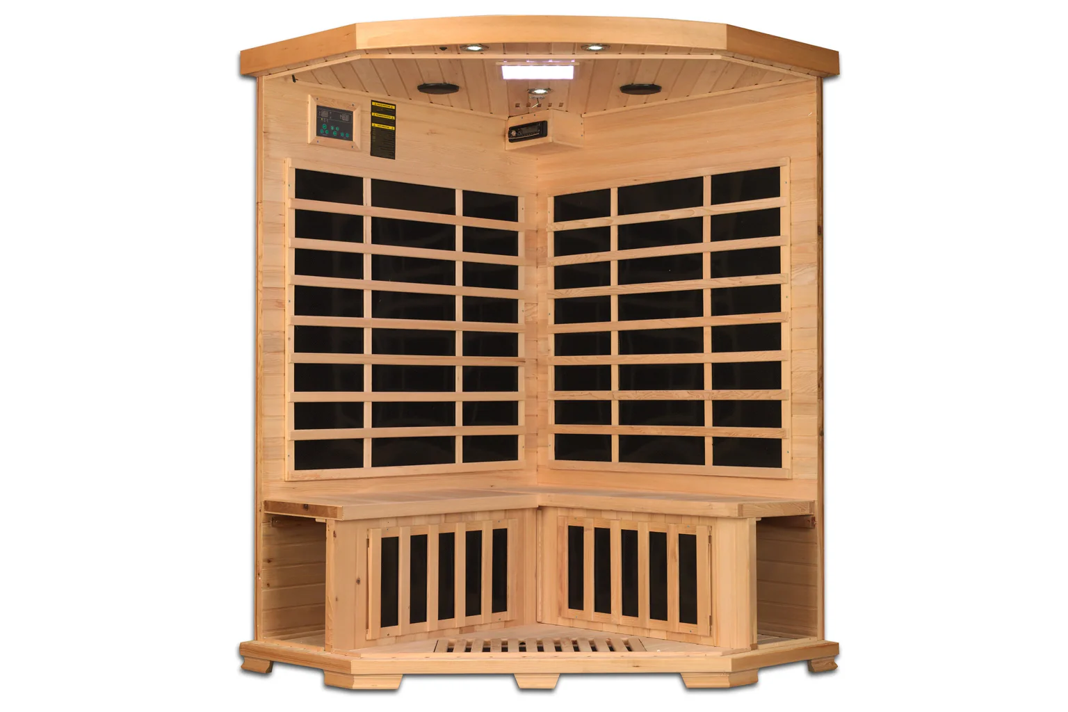 Pro 6 "Rebecca" 3-Person Corner Near Zero EMF Far Infrared Sauna (2025 Edition) - Image 5