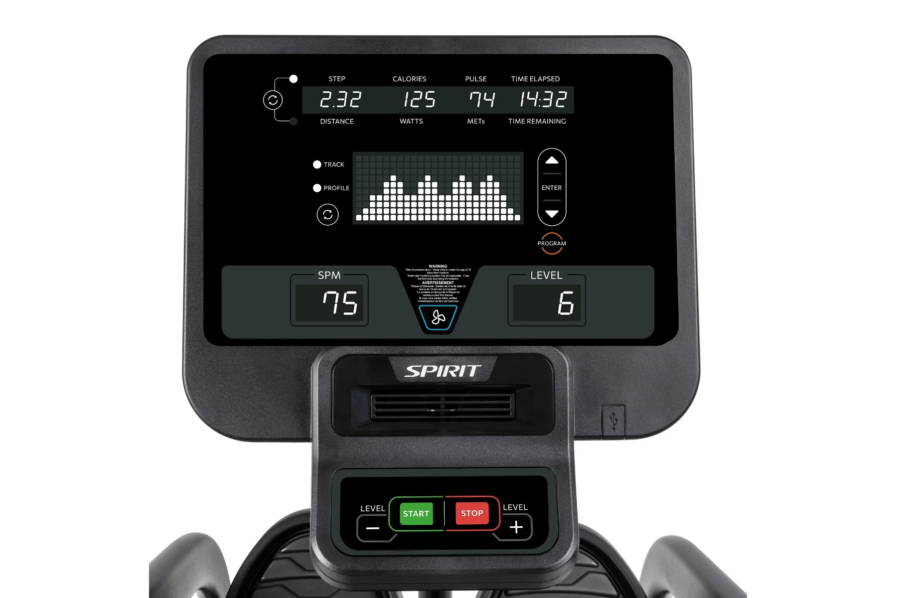 Spirit CRS800S Recumbent Stepper - Image 11