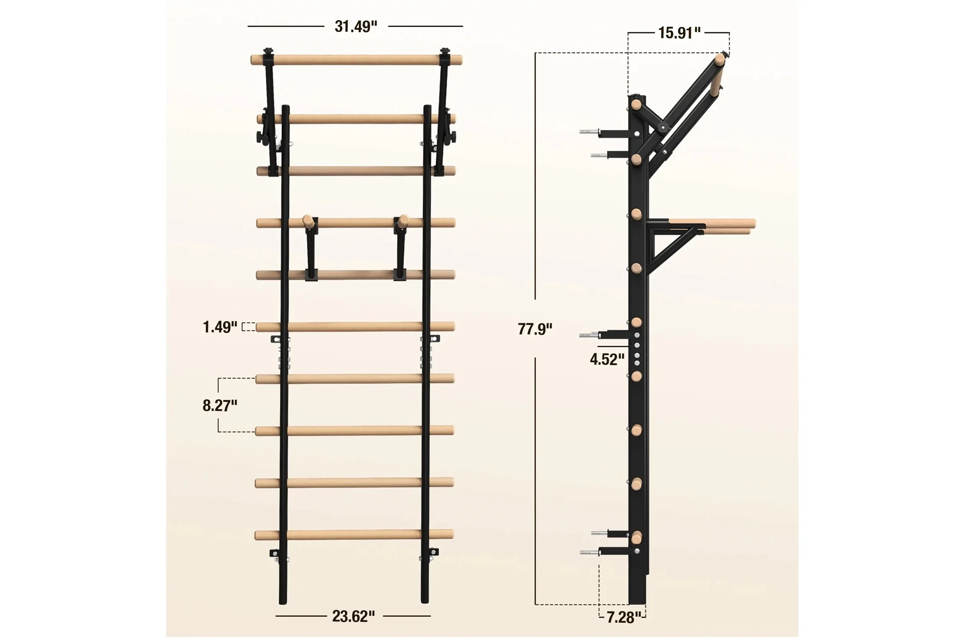 Warrior Swedish Stall Bars/Ladder - Image 5