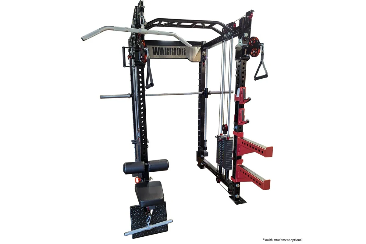 Warrior 3.5 Cable Crossover Pulley Power Rack Gym System (🧨JULY 4th SALE)