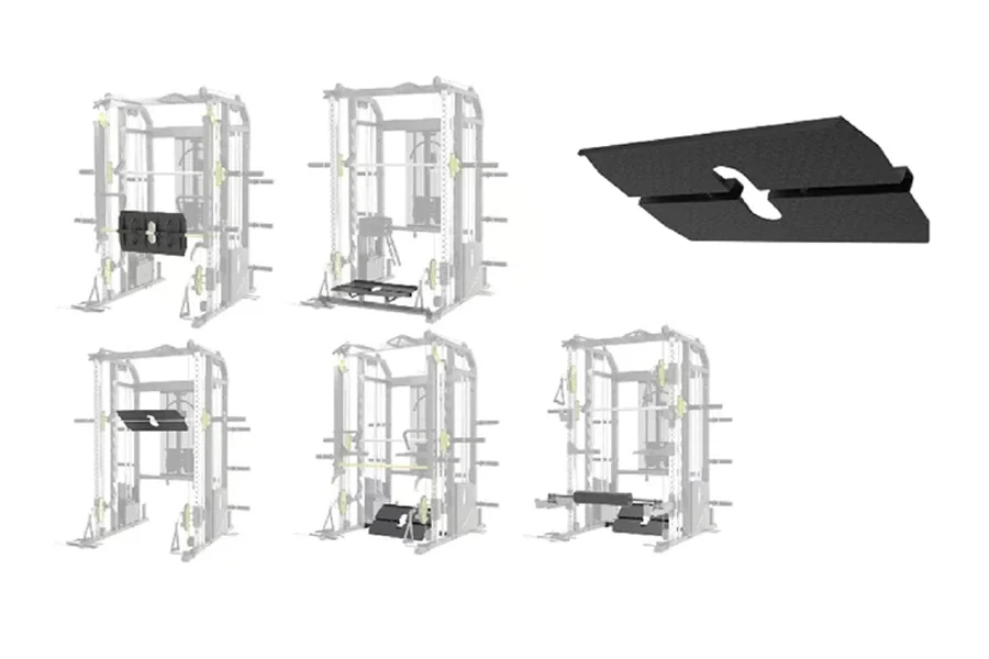 Warrior 701 All-in-One Power Rack Functional Trainer Cable Crossover Home Gym w/ Smith Cage (🧨JULY 4th SALE) - Image 19