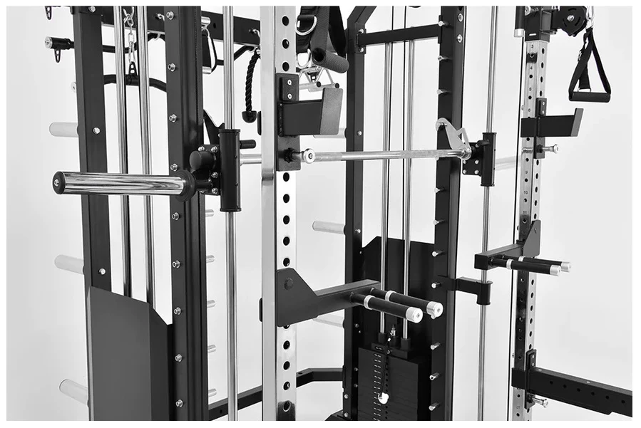 Warrior 801 Pro Power Rack Cage Functional Trainer Cable Pulley Home Gym w/ Smith Machine (🧨JULY 4th SALE) - Image 12