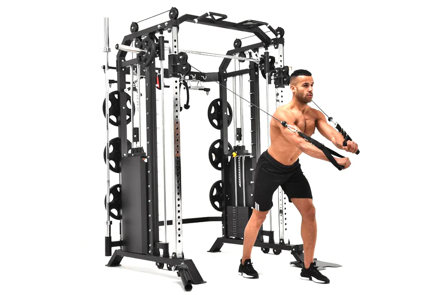 Warrior 801 Pro Power Rack Cage Functional Trainer Cable Pulley Home Gym w/ Smith Machine (🧨JULY 4th SALE) - Image 4