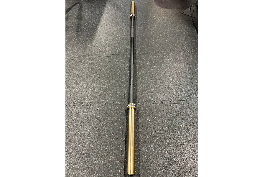 Warrior Black Cerakote & Gold Titanium Barbell - Image 10