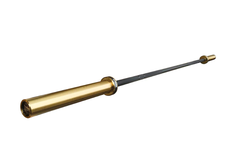 Warrior Black Cerakote & Gold Titanium Barbell - Image 6