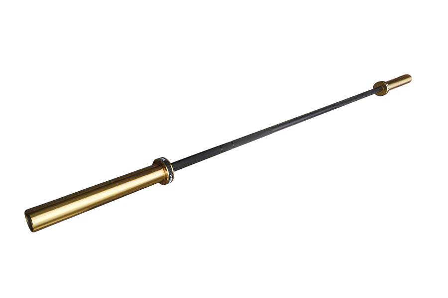 Warrior Black Cerakote & Gold Titanium Barbell - Image 7