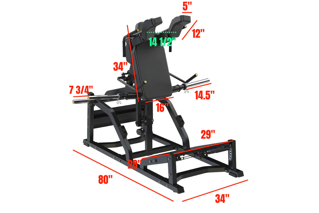 Warrior Commercial Series V-Squat (🧨JULY 4th SALE - Extra 5%) - Image 9