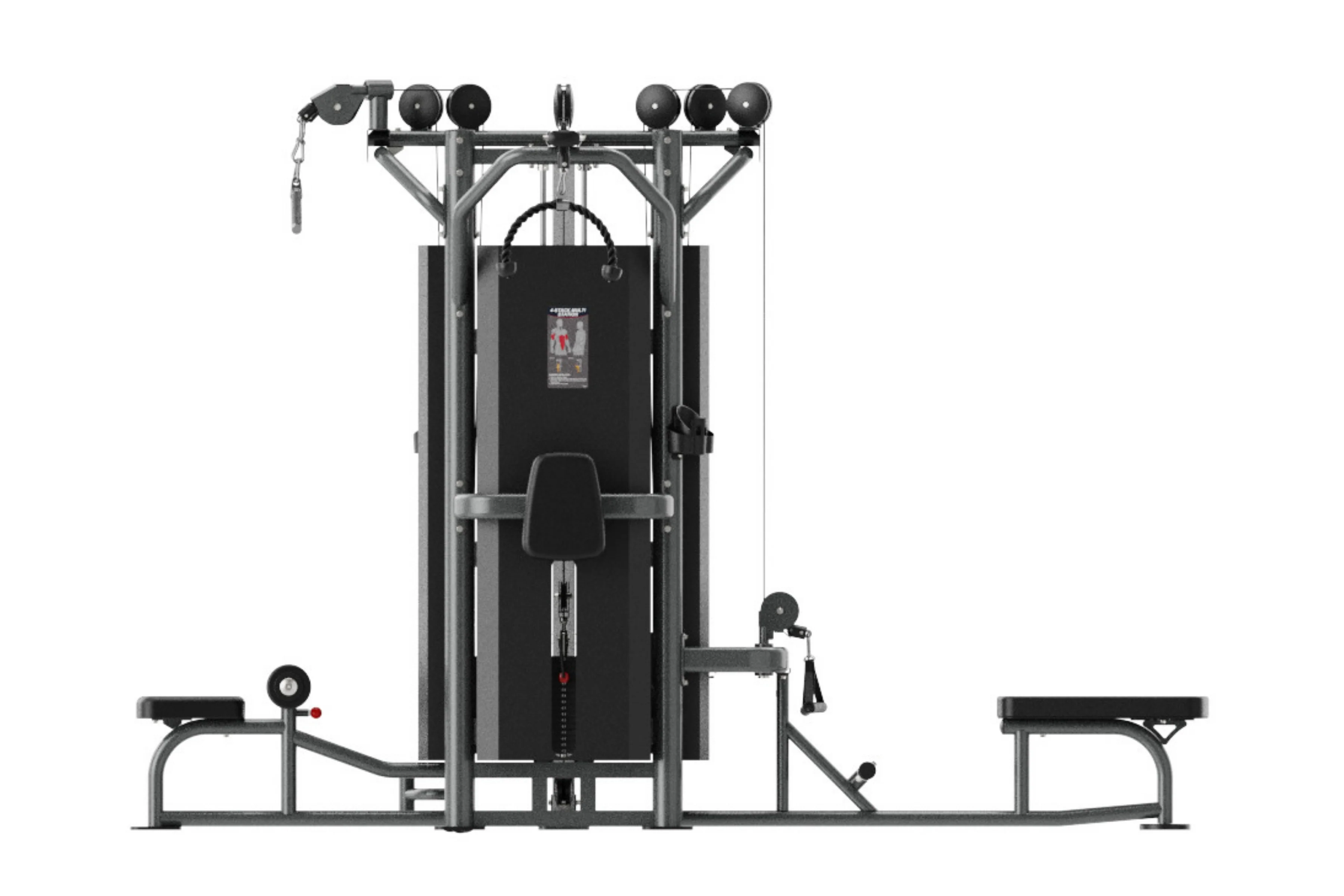 Warrior Deluxe Commercial Series 4-Stack Multi-Station Gym (🧨JULY 4th SALE - Extra 5%) - Image 4