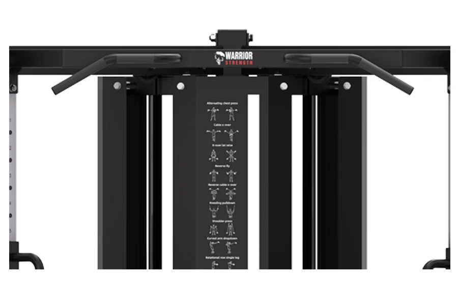 Warrior FT900 Cable Pulley Functional Trainer Home Gym - Image 15
