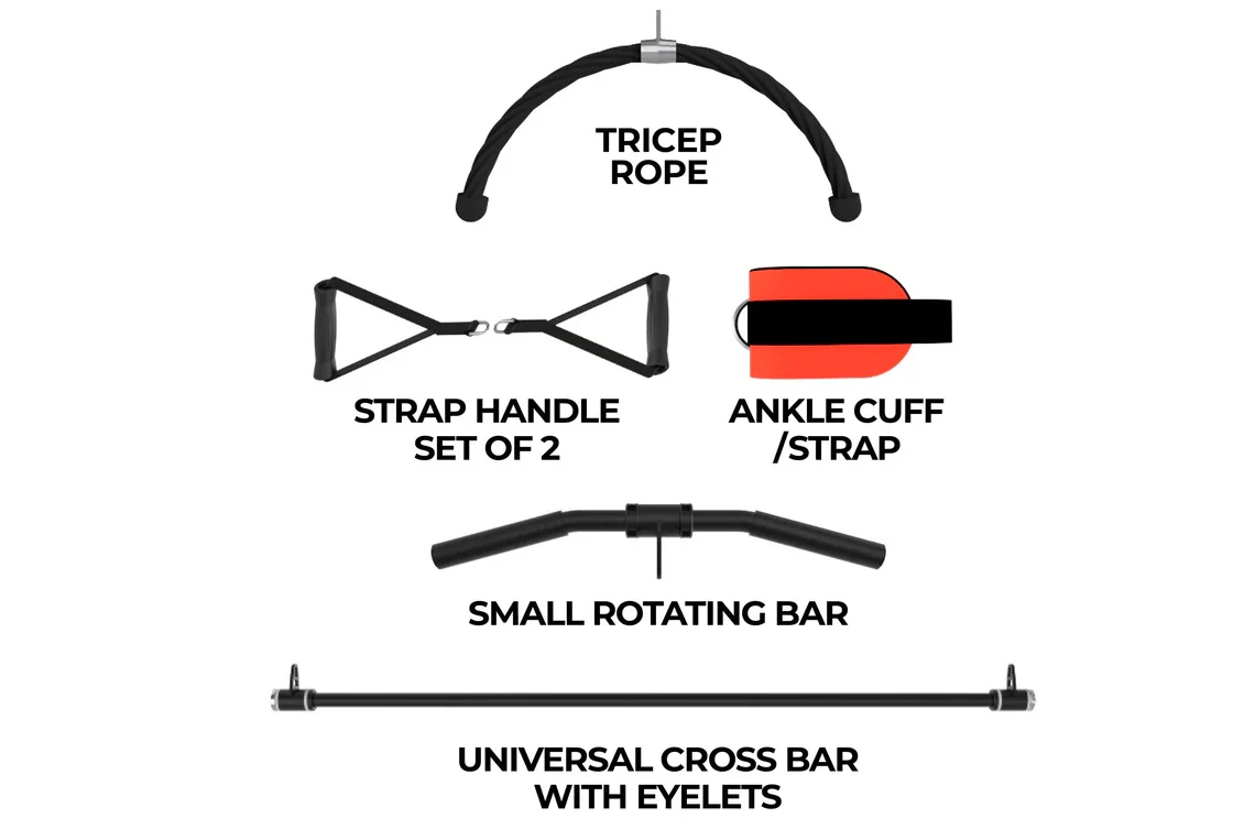 Warrior FT900 Cable Pulley Functional Trainer Home Gym - Image 19