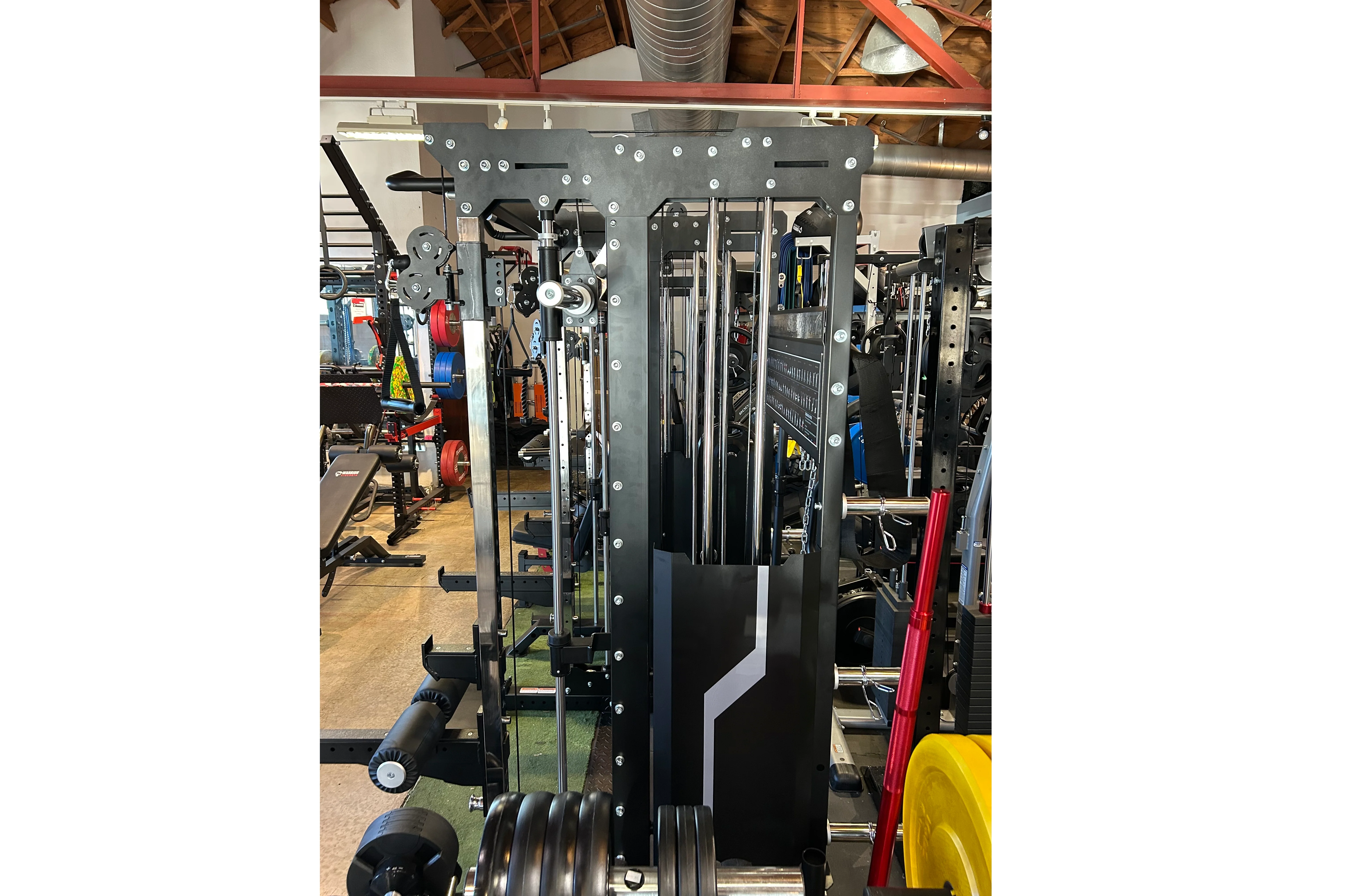 Warrior 901 All-in-One Power Rack Cable Pulley Home Gym w/ Counter-Balanced Smith Machine - Image 11