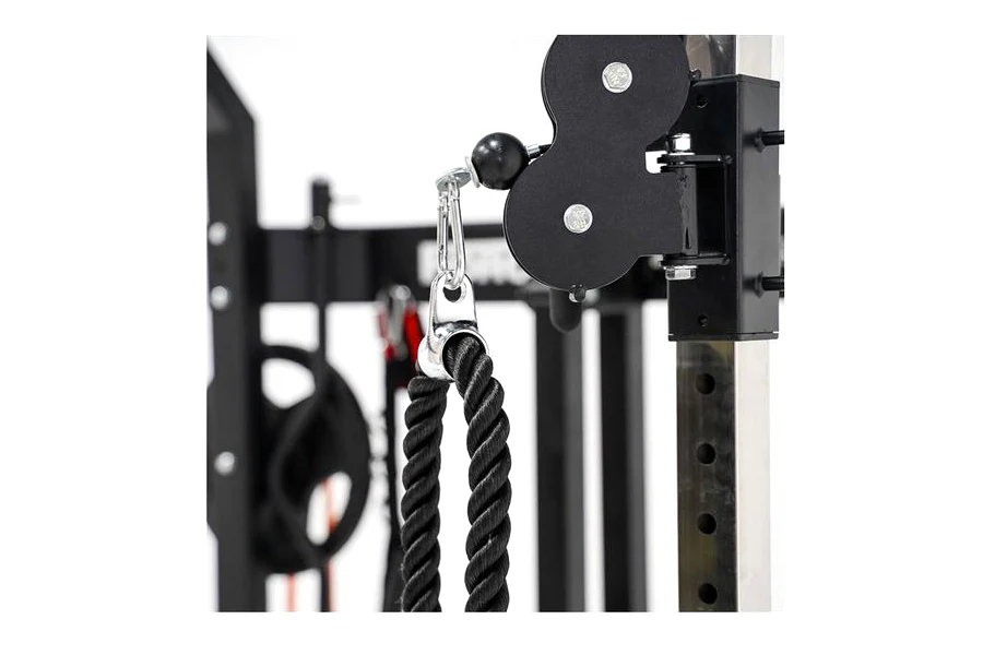 Warrior 801 Pro Power Rack Cage Functional Trainer Cable Pulley Home Gym w/ Smith Machine (🧨JULY 4th SALE) - Image 17