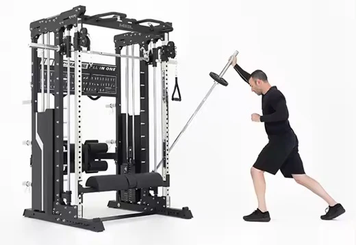 Warrior 901 All-in-One Power Rack Cable Pulley Home Gym w/ Counter-Balanced Smith Machine - Image 3