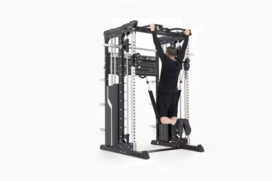 Warrior 901 All-in-One Power Rack Cable Pulley Home Gym w/ Counter-Balanced Smith Machine - Image 5