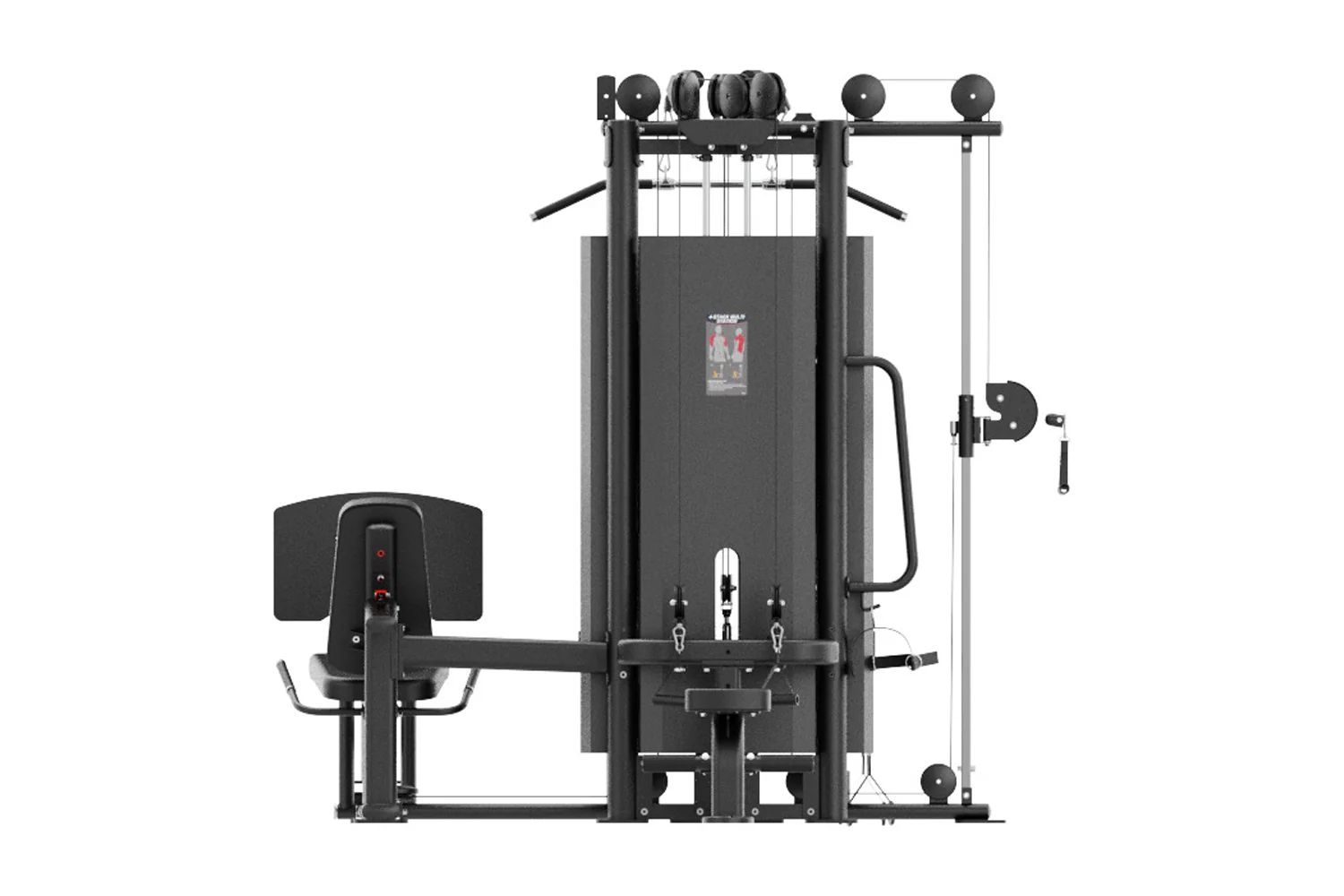 Warrior Pro Commercial Series 4-Stack Multi-Station Gym (🧨JULY 4th SALE - Extra 5%) - Image 4