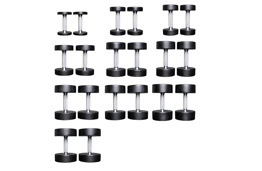 Warrior Elite Urethane Pro-Style Dumbbell Sets (5-50lbs & Up) (🧨JULY 4th SALE) - Image 8
