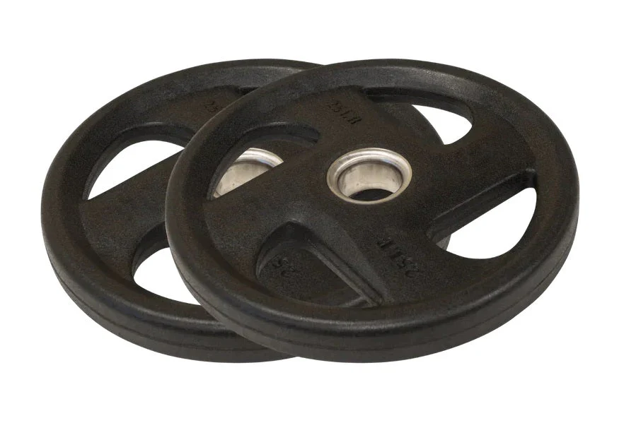 Warrior Rubber Grip Olympic Weight Plate Set (230lbs) - Image 7