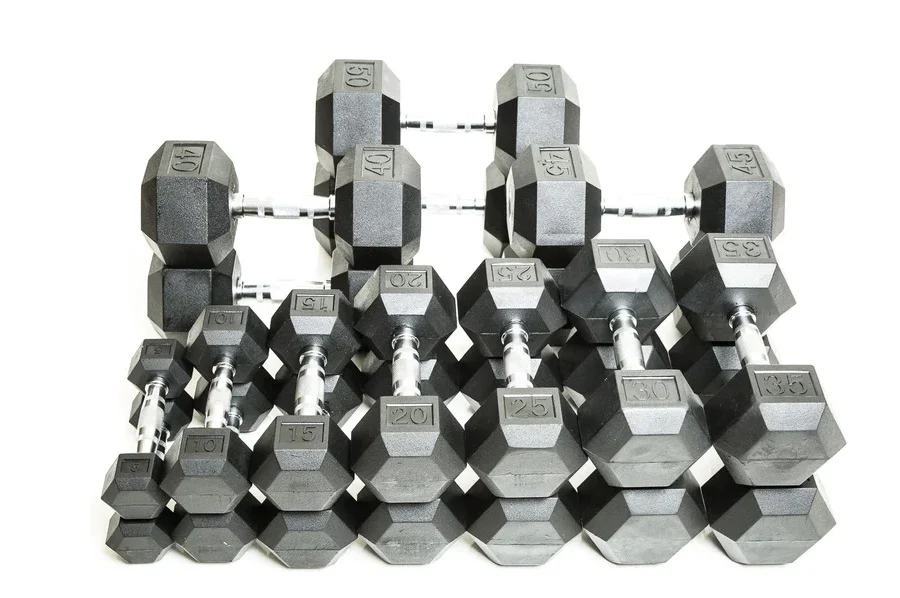 Warrior Rubber Hex Dumbbells (🧨JULY 4th SALE - $1.79/lb) - Image 11