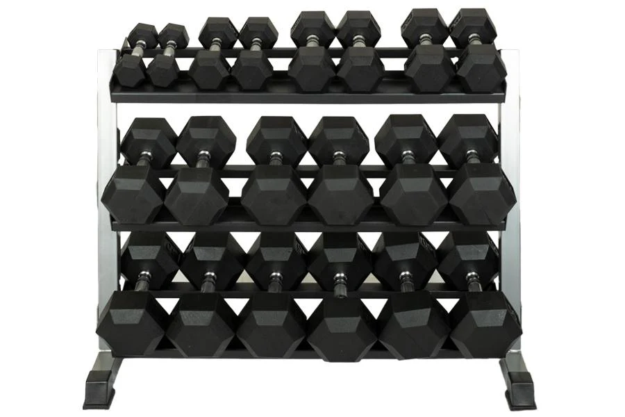 Warrior Rubber Hex Dumbbells (🧨JULY 4th SALE - $1.79/lb) - Image 12