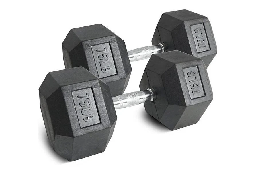 Warrior Rubber Hex Dumbbells (🧨JULY 4th SALE - $1.79/lb) - Image 19
